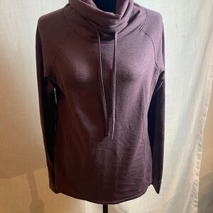 Mauve Turtleneck Sweatshirt